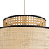 GLOBOSTAR® BRAVADO 02386 Boho Κρεμαστό Φωτιστικό Οροφής με Ντουί 1 x E27 AC 220-240V IP20 - Μπεζ- Μ40 x Π40 x Υ35cm - ledmania.gr
