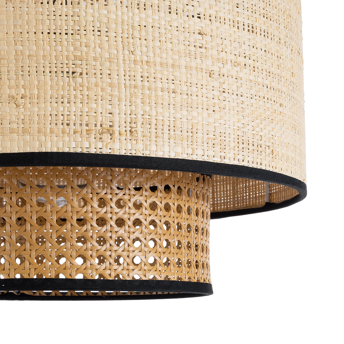 GLOBOSTAR® BRAVADO 02386 Boho Κρεμαστό Φωτιστικό Οροφής με Ντουί 1 x E27 AC 220-240V IP20 - Μπεζ- Μ40 x Π40 x Υ35cm - ledmania.gr