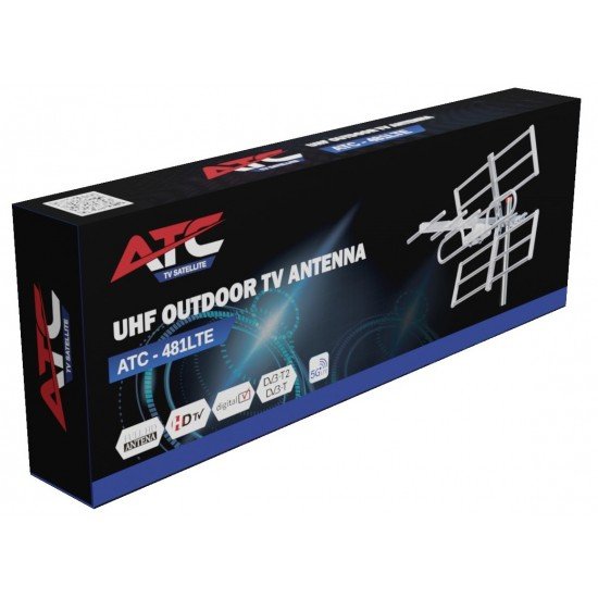 Κεραία ATC 481 YAGI 8dB LTE C48 5G - ledmania.gr