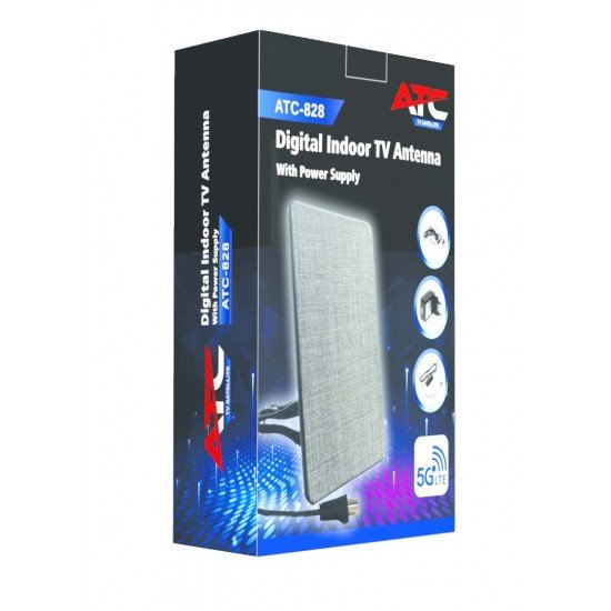 ATC Εσωτερική Κεραία ATC-828 5G LTE 28dB (Περιέχει Τροφοδοτικό) - ledmania.gr