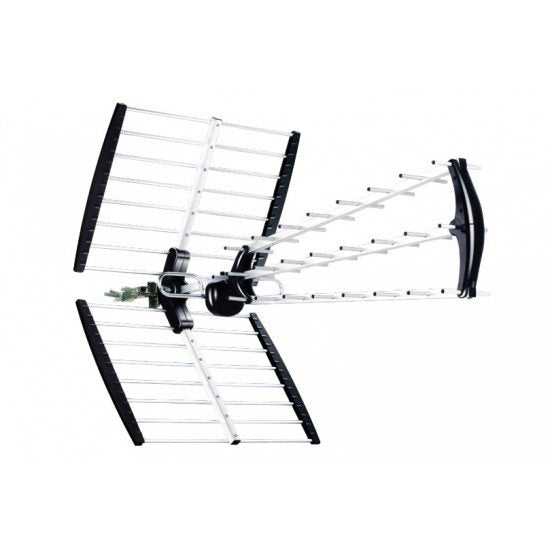 Κεραία ATC 208 Τρίαινα LTE UHF C48 5G Μαύρο - ledmania.gr