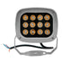 LED Προβολέας Αρχιτεκτονικού Φωτισμού 12W CREE 230v 1440lm Δέσμης 10° Μοιρών Αδιάβροχος IP67 Ultra Θερμό Λευκό - Πορτοκαλί 2200k GloboStar 05018 - ledmania.gr