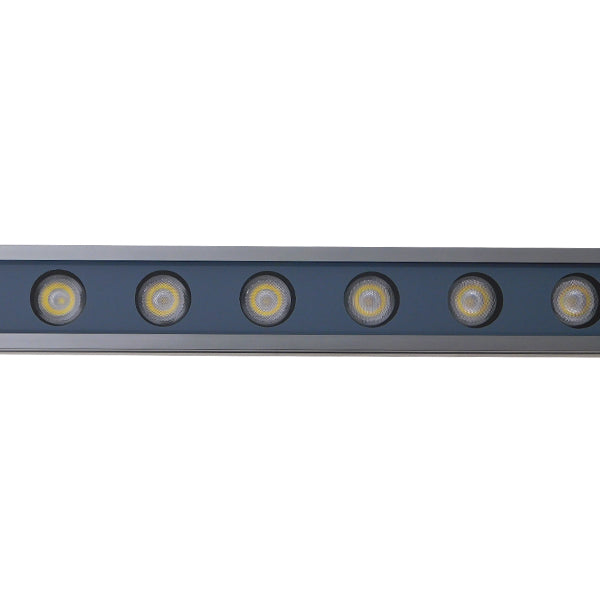 GLOBOSTAR® WASHER-MARGO 05103 Μπάρα Φωτισμού Wall Washer LED 24W 2760lm 30° DC 24V Αδιάβροχο IP66 Φυσικό Λευκό 4500K Dimmable - Γκρι Ανθρακί - Μ100 x Π4 x Υ5cm - 3 Χρόνια Εγγύηση - ledmania.gr