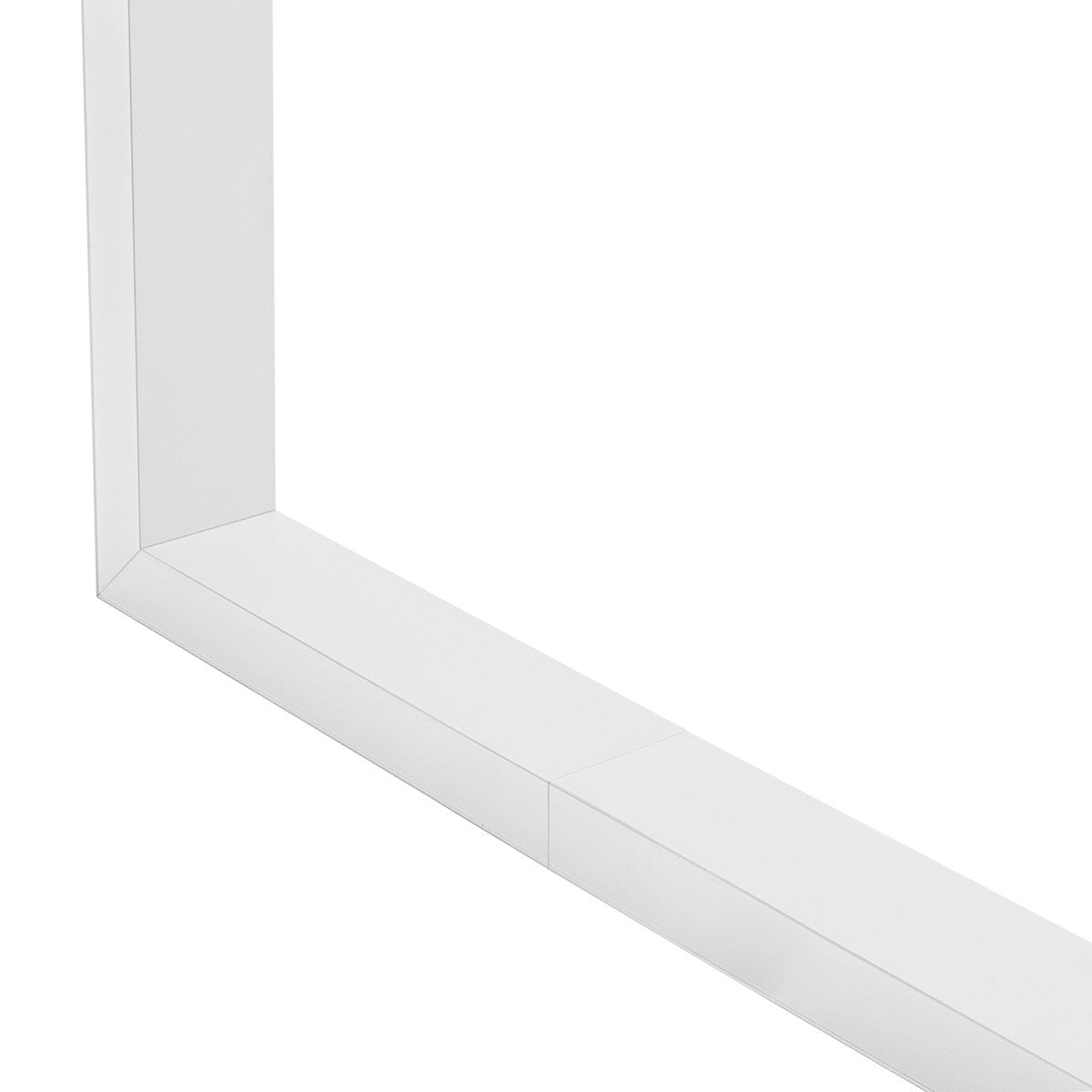 GLOBOSTAR® ALP-CORNER-SIDE90 LUMILINE 61766 Επιφανειακό / Κρεμαστό Προφίλ Αλουμινίου Γωνία με Λευκό Γαλακτερό Πατητό Κάλυμμα για Ταινίες LED IP20 - Λευκό Ματ - Μ30 x Π3.5 x Υ7cm - ledmania.gr
