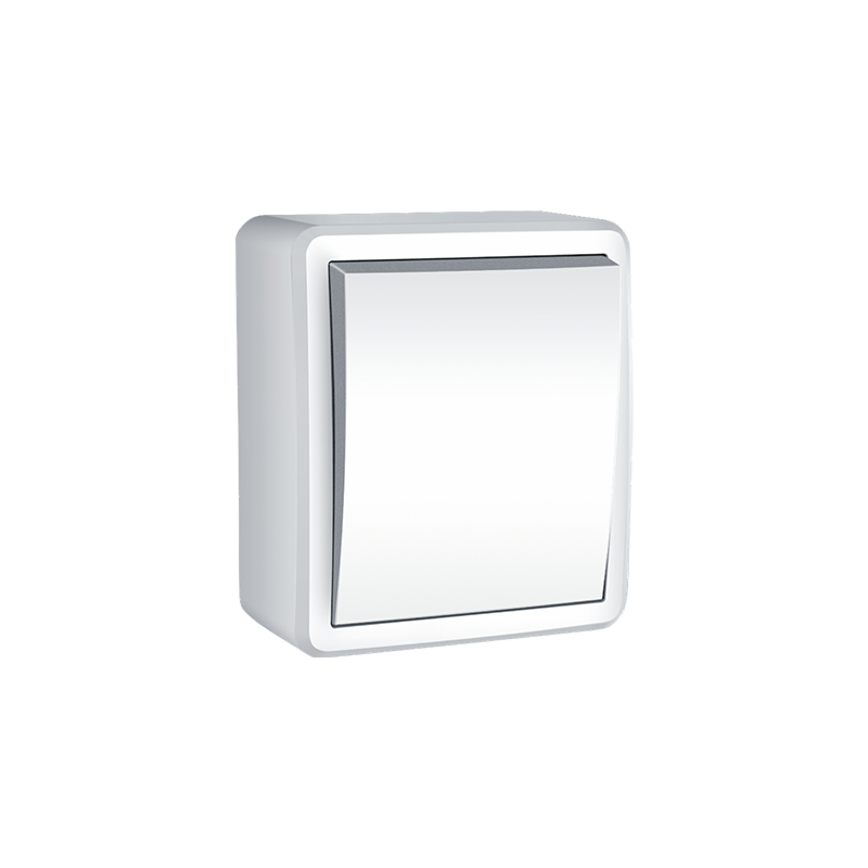 MURATA ΔΙΑΚΟΠΤΗΣ ΑΠΛΟΣ ΕΠΙΤΟΙΧΟΣ ΜΕ ΒΙΔΑ 1P 10AX 250VAC IP20 ΛΕΥΚΟΣ - ledmania.gr