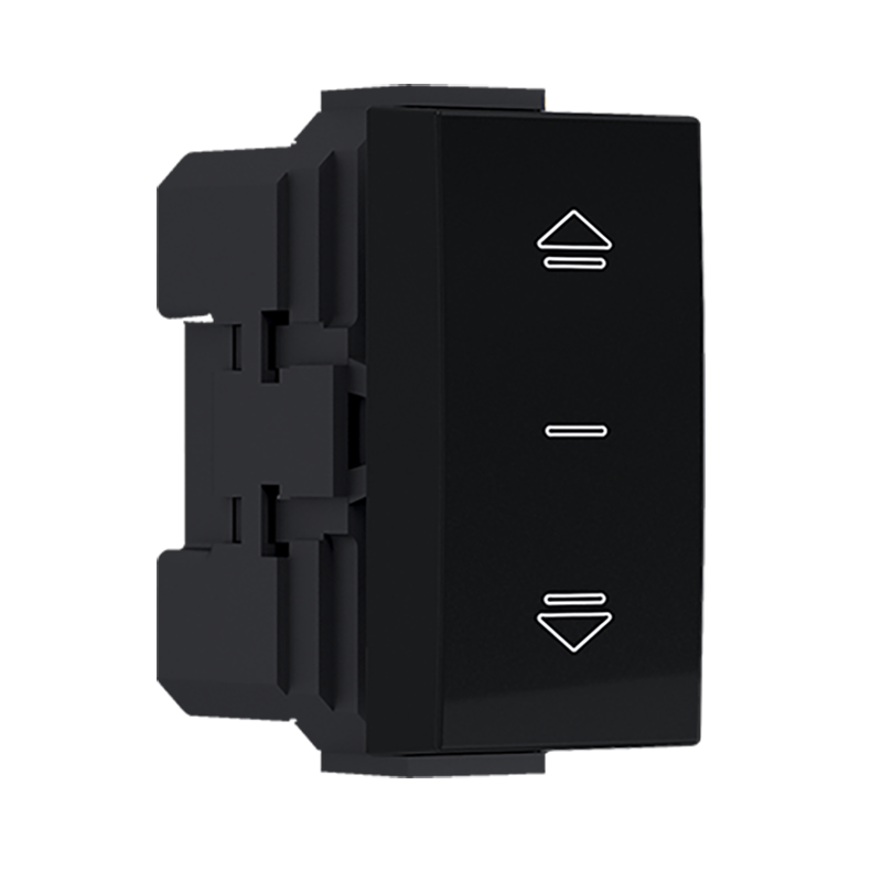 ^ MODYS ΔΙΑΚΟΠΤΗΣ ΡΟΛΛΩΝ ΜΑΥΡΟΣ ΜΑΤ 1 ΣΤ. 2P 10AX 250VAC IP20 - ledmania.gr