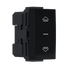 ^MODYS ΜΠΟΥΤΟΝ ΡΟΛΛΩΝ ΜΑΥΡΟ ΜΑΤ 1 ΣΤ. 2P 10A 250VAC IP20 - ledmania.gr