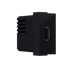 ^ MODYS ΠΡΙΖΑ ΤΡΟΦΟΔΟΣΙΑΣ USB 1 ΣΤ. 1xUSB ΜΑΥΡΗ ΜΑΤ  5VDC 1.2A IP20 - ledmania.gr