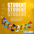 GLOBOSTAR® STUDENT 01537 Μοντέρνο Επιτραπέζιο Φωτιστικό Πορτατίφ με Ντουί 1 x E27 AC 220-240V IP20 - Μωβ - Μ12 x Π12 x Υ32cm - ledmania.gr