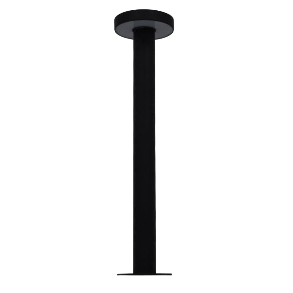 GLOBOSTAR® KIPASIO 12136 Φωτιστικό Κολωνάκι Κήπου LED 15W 1500lm 60° AC 220-240V Αδιάβροχο IP65 Θερμό Λευκό 2700K - Γκρι Ανθρακί - Μ14 x Π14 x Υ59cm - 3 Χρόνια Εγγύηση - ledmania.gr