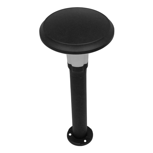 GLOBOSTAR® WHISPER 12145 Φωτιστικό Κολωνάκι Κήπου με Ντουί 1 x E27 120° AC 220-240V Αδιάβροχο IP65 - Γκρι Ανθρακί - Μ27 x Π27 x Υ61cm - ledmania.gr