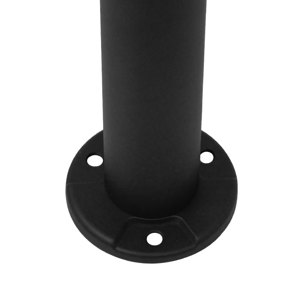 GLOBOSTAR® WHISPER 12145 Φωτιστικό Κολωνάκι Κήπου με Ντουί 1 x E27 120° AC 220-240V Αδιάβροχο IP65 - Γκρι Ανθρακί - Μ27 x Π27 x Υ61cm - ledmania.gr