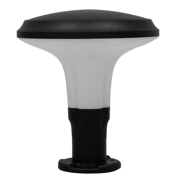 GLOBOSTAR® WHISPER 12150 Φωτιστικό Κολωνάκι Κήπου με Ντουί 1 x E27 120° AC 220-240V Αδιάβροχο IP65 - Γκρι Ανθρακί - Μ27 x Π27 x Υ30cm - ledmania.gr