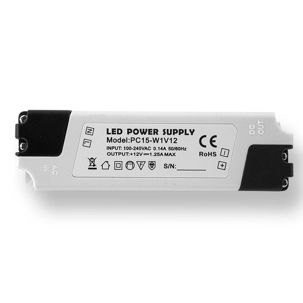 Τροφοδοτικό Λεντοταινίας 15W Κλειστού Τύπου - ledmania.gr