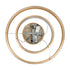 GloboStar® DIAMOND DUO 61151-DECO Κρεμαστό Φωτιστικό Δαχτυλίδι-Κύκλος LED CCT 75W 8743lm 360° AC 220-240V - Εναλλαγή Φωτισμού μέσω Τηλεχειριστηρίου All In One Ψυχρό 6000k+Φυσικό 4500k+Θερμό 2700k Dimmable Φ40+60cm - Χρυσό Βούρτσας - 3 Years Warranty - ledmania.gr