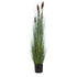 GloboStar® Artificial Garden TYPHA ANGUSTIFOLIA GRASS 20113 Τεχνητό Διακοσμητικό Φυτό Γρασίδι της Τύφας Υ150cm - ledmania.gr