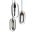 GloboStar® SPARKIO 201-0025 Vintage Κρεμαστό Φωτιστικό Πλέγμα Τρίφωτο 3 x E27 IP20 Μαύρο & Χρυσό Μέταλλο - Μ36 x Π36 x Υ25cm - ledmania.gr