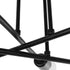 GloboStar® LAMIRA 201-0029 Μοντέρνο Φωτιστικό Οροφής Πλέγμα Πολύφωτο 6 x E27 IP20 Μαύρο Μέταλλο - Μ51 x Π51 x Υ7cm - ledmania.gr