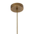 GloboStar® DROP 201-0034 Vintage Κρεμαστό Φωτιστικό Μπάλα Μονόφωτο 1 x E27 IP20 Χρυσό Μέταλλο με Λευκό Γυαλί - Μ20 x Π15 x Υ47cm - ledmania.gr