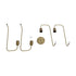 GloboStar® MOORNA 201-0065 Vintage Φωτιστικό Οροφής Πλέγμα Πολύφωτο 4 x E27 IP20 Χρυσό Μέταλλο - Μ97 x Π97 x Υ7cm - ledmania.gr