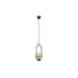 GloboStar® ZENITH 201-0093 Κρεμαστό Φωτιστικό Οροφής Μπάλα Μονόφωτο Vintage 1 x E27 IP20 Μαύρο Μέταλλο με Μελί Γυαλί - Μ17 x Π17 x Υ70cm - ledmania.gr