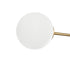 GLOBOSTAR® GLOBUS 201-0119 Μοντέρνο Φωτιστικό Οροφής με Ντουί 2 x E27 AC 220-240V IP20 - Χρυσό & Λευκό - Μ65 x Π15 x Υ623cm - ledmania.gr