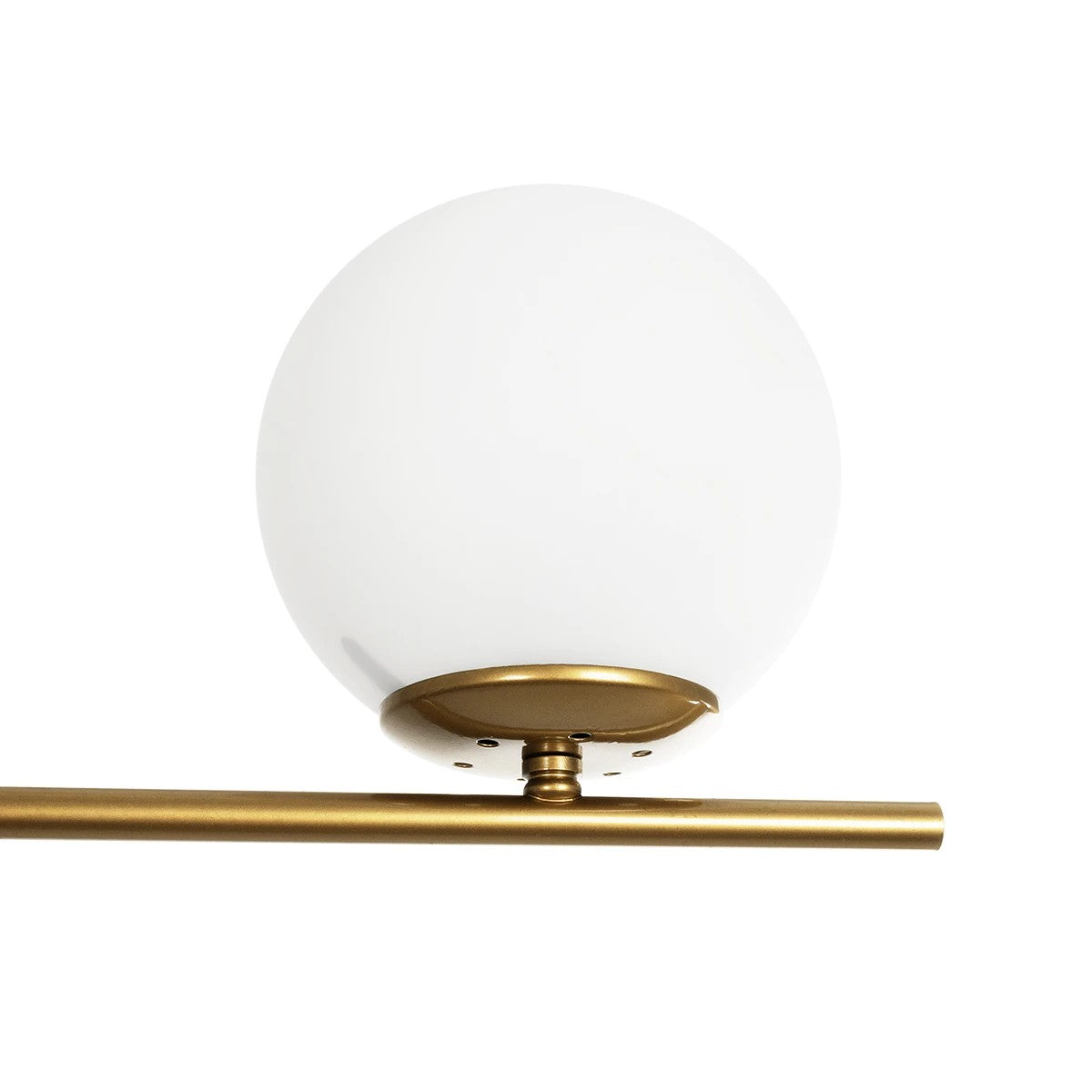 GLOBOSTAR® GLOBUS 201-0119 Μοντέρνο Φωτιστικό Οροφής με Ντουί 2 x E27 AC 220-240V IP20 - Χρυσό & Λευκό - Μ65 x Π15 x Υ623cm - ledmania.gr