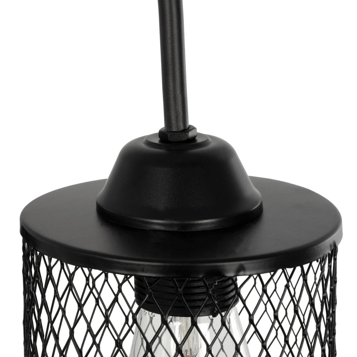GLOBOSTAR® HANDANG 201-0123 Vintage Φωτιστικό Τοίχου - Απλίκα με Ντουί 1 x E27 AC 220-240V IP20 - Μαύρο - Μ12 x Π24 x Υ34cm - ledmania.gr