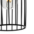 GLOBOSTAR® LAVERA 201-0024 Vintage Κρεμαστό Φωτιστικό Οροφής με Ντουί 1 x E27 AC 220-240V IP20 - Χρυσό & Λευκό - Μ14 x Π14 x Υ44cm - ledmania.gr