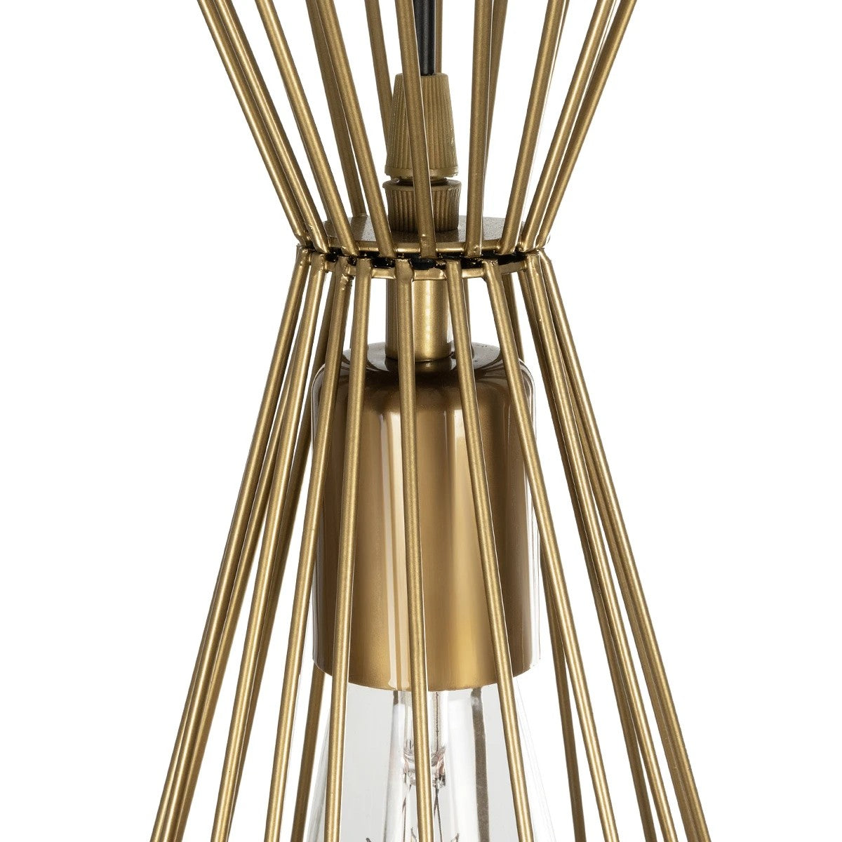 GLOBOSTAR® FLIXIO 201-0126 Vintage Κρεμαστό Φωτιστικό Οροφής με Ντουί 3 x E27 AC 220-240V IP20 - Χρυσό - Μ40 x Π40 x Υ70cm - ledmania.gr