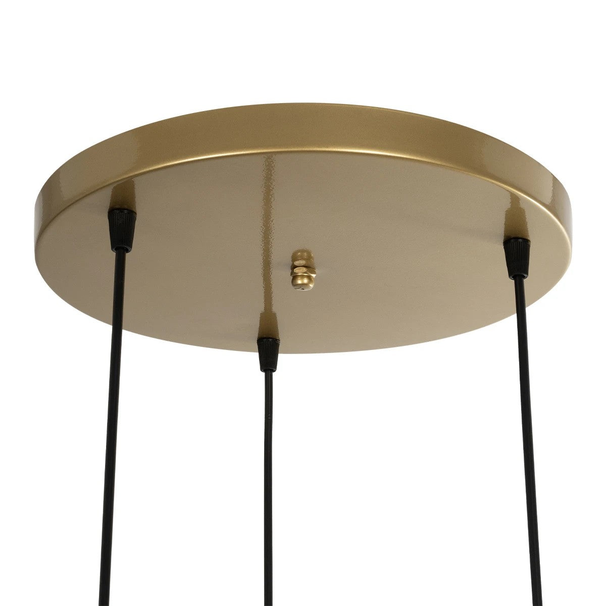 GLOBOSTAR® FLIXIO 201-0126 Vintage Κρεμαστό Φωτιστικό Οροφής με Ντουί 3 x E27 AC 220-240V IP20 - Χρυσό - Μ40 x Π40 x Υ70cm - ledmania.gr