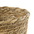 GloboStar® Artificial Garden SIFNOS 20266 Διακοσμητικό Πλεκτό Καλάθι - Κασπώ Γλάστρα - Flower Pot Μπεζ Φ18cm x Υ15cm - ledmania.gr