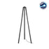 GloboStar® TRIPOD 203-0258 Μοντέρνο Επιδαπέδιο Φωτιστικό Μονόφωτο 1 x E27 IP20 Μαύρο Ξύλο - Μ38 x Π38 x Υ120cm - ledmania.gr