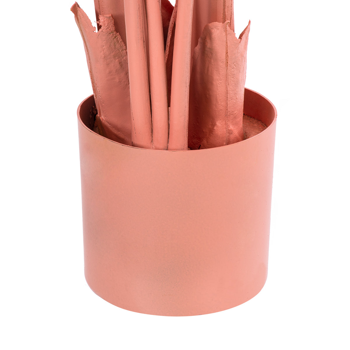 GloboStar® Artificial Garden SALMON STRELITZIA 20366 Τεχνητό Διακοσμητικό Φυτό Σομόν Στερλίτσια Υ120cm - ledmania.gr