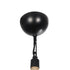 GloboStar® ZION 203-0003 Vintage Κρεμαστό Φωτιστικό Σχοινί Μονόφωτο 1 x E27 IP20 Μαύρο Μέταλλο με Μπεζ Σχοινί - Μ33 x Π33 x Υ29cm - ledmania.gr