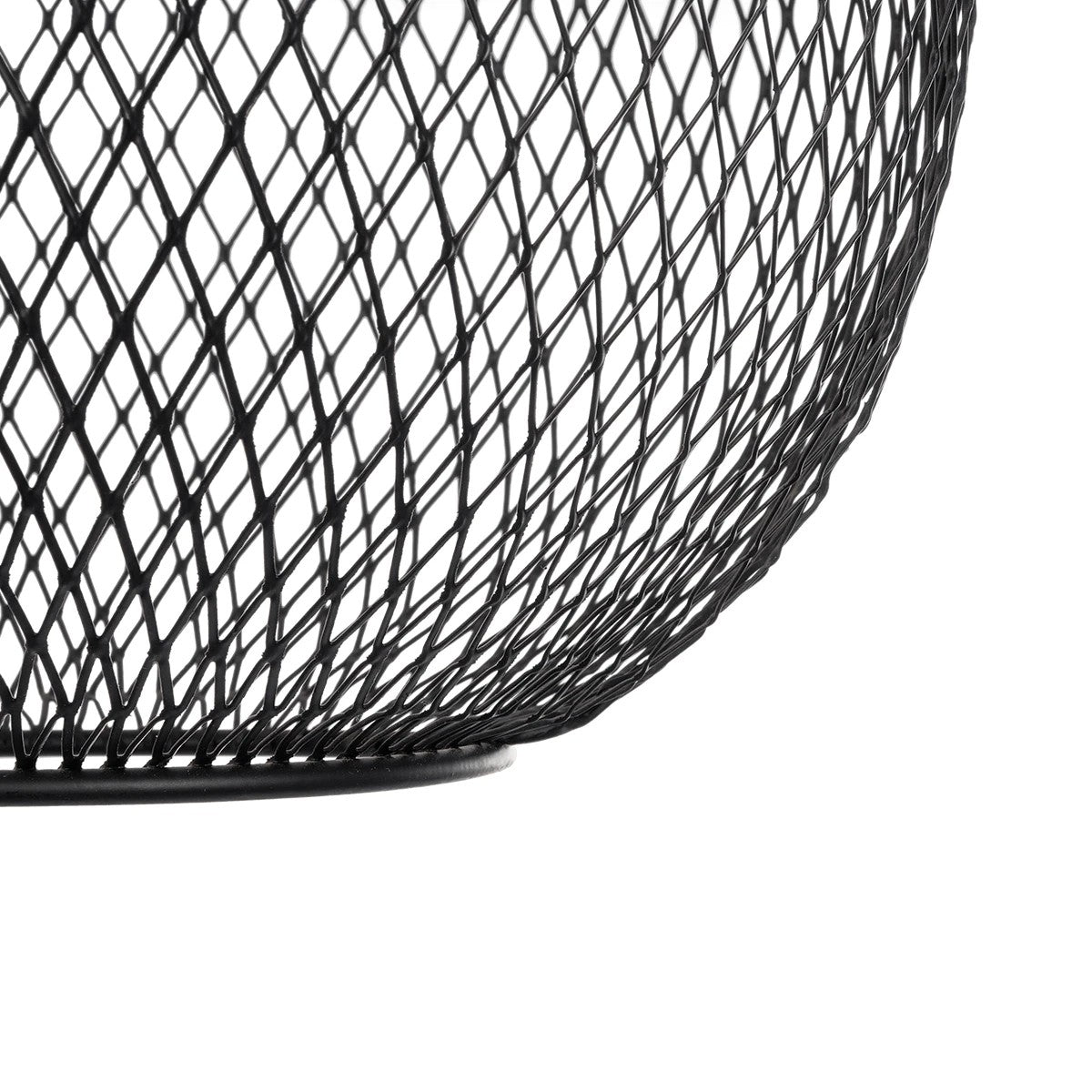 GLOBOSTAR® WIRE 203-0004 Μοντέρνο Κρεμαστό Φωτιστικό Οροφής με Ντουί 1 x E27 AC 220-240V IP20 - Μαύρο & Χάλκινο - Μ25 x Π25 x Υ30cm - ledmania.gr