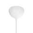GloboStar® WIRE 203-0005 Μοντέρνο Κρεμαστό Φωτιστικό Πλέγμα Μονόφωτο 1 x E27 IP20 Λευκό & Χρυσό Μέταλλο - Μ25 x Π25 x Υ30cm - ledmania.gr