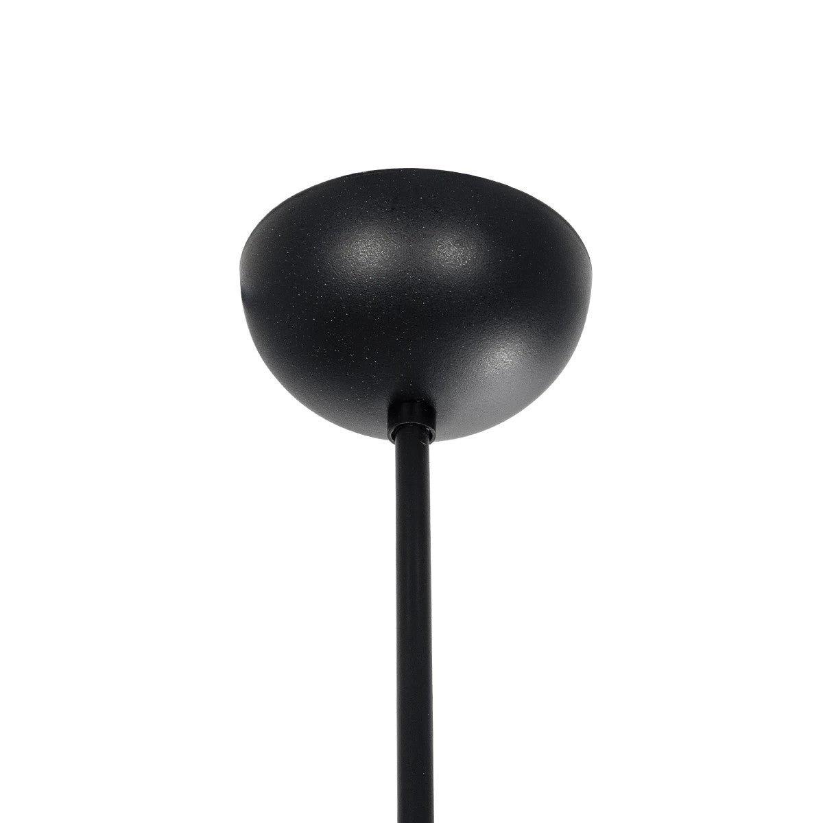 GloboStar® LATTICE 203-0017 Μοντέρνο Κρεμαστό Φωτιστικό Μπάλα Πολύφωτο 6 x E27 IP20 Μαύρο & Μπρούτζινο Μέταλλο με Mελί Γυαλί - Μ120 x Π32 x Υ32cm - ledmania.gr