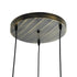 GloboStar® YASAM 203-0025 Vintage Κρεμαστό Φωτιστικό Πλέγμα Τρίφωτο 3 x E27 IP20 Καφέ Ρατάν - Μ42 x Π42 x Υ54cm - ledmania.gr