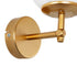 GloboStar® DALPH 203-0029 Vintage Επιτοίχιο Φωτιστικό Απλίκα Μονόφωτο 1 x E27 IP20 Χρυσό Μέταλλο με Λευκό Γυαλί - M18 x Π15 x Υ23cm - ledmania.gr