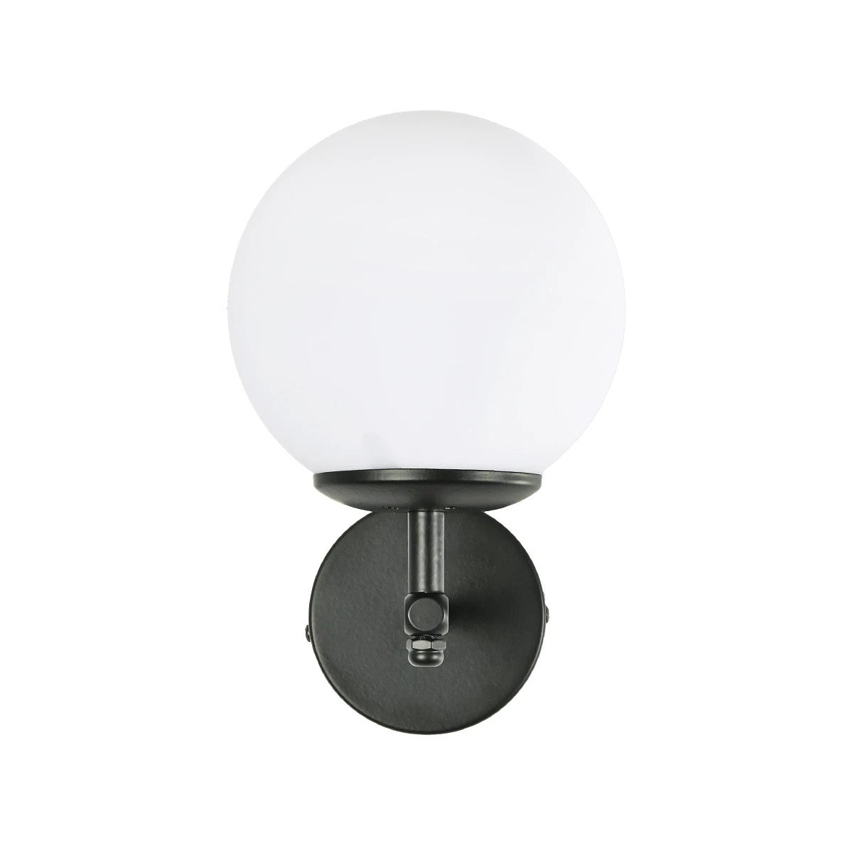 GLOBOSTAR® DALPH 203-0032 Vintage Φωτιστικό Τοίχου - Απλίκα με Ντουί 1 x E27 AC 220-240V IP20 - Μαύρο & Λευκό - M18 x Π15 x Υ23cm - ledmania.gr