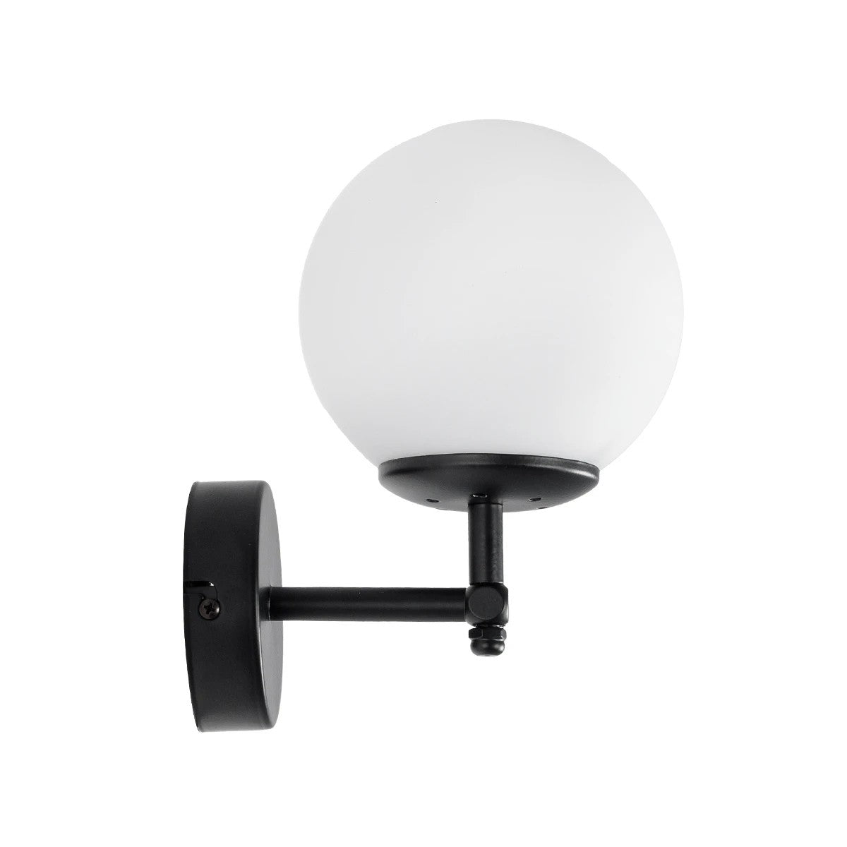 GLOBOSTAR® DALPH 203-0032 Vintage Φωτιστικό Τοίχου - Απλίκα με Ντουί 1 x E27 AC 220-240V IP20 - Μαύρο & Λευκό - M18 x Π15 x Υ23cm - ledmania.gr