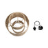 GloboStar® SALTO 203-0037 Boho Κρεμαστό Φωτιστικό Καπέλο Μονόφωτο 1 x E27 IP20 Μπέζ Σχοινί - M40 x Π40 x Υ42cm - ledmania.gr