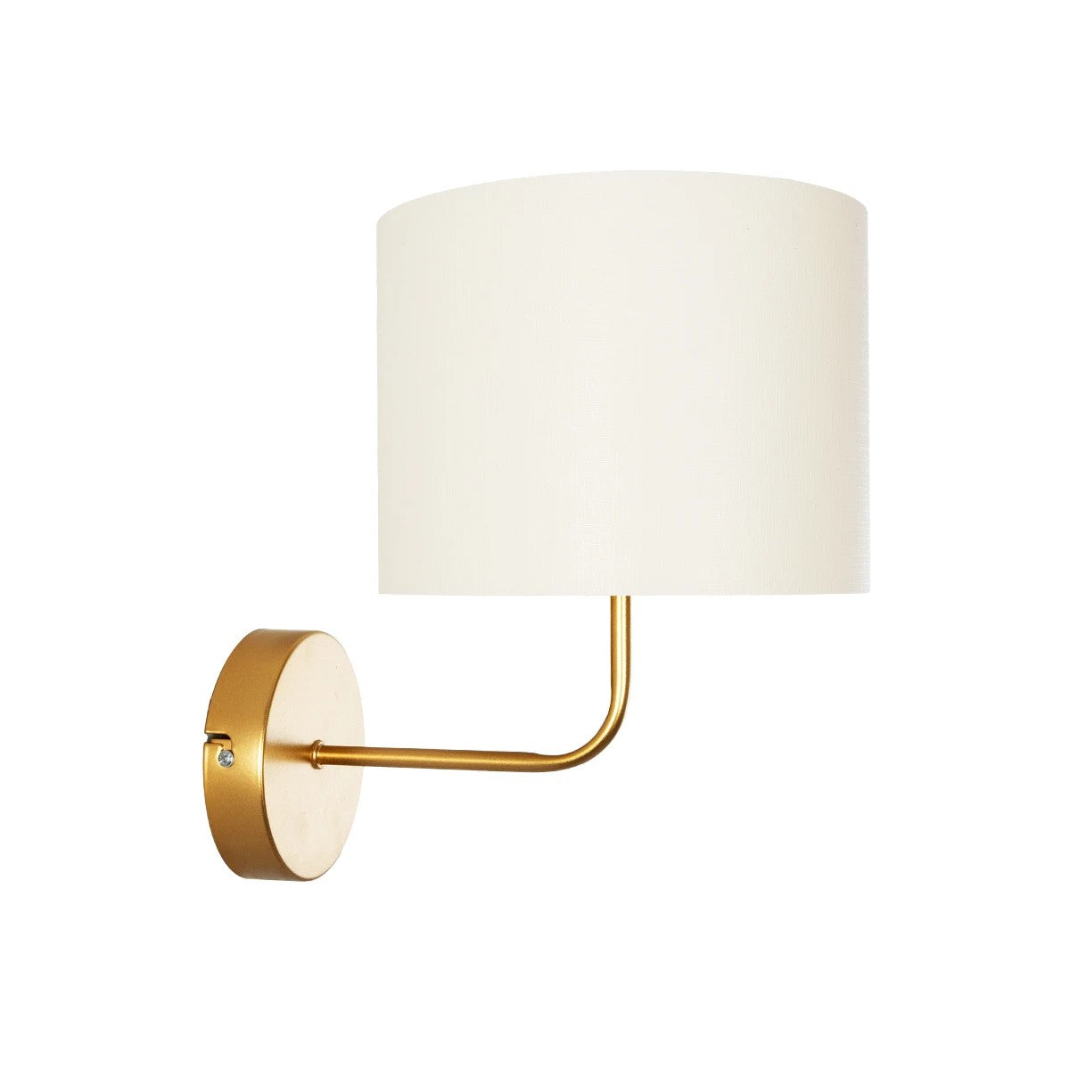 GLOBOSTAR® RALPH 203-0039 Vintage Φωτιστικό Τοίχου - Απλίκα με Ντουί 1 x E27 AC 220-240V IP20 - Χρυσό & Λευκό - Μ22 x Π29 x Υ30cm - ledmania.gr