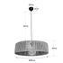GloboStar® KYCLOS 203-0045 Boho Κρεμαστό Φωτιστικό Καπέλο Μονόφωτο 1 x E27 IP20 Καφέ Rattan - M55 x Π55 x Υ20cm - ledmania.gr