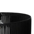 GloboStar® KYCLOS 203-0046 Boho Κρεμαστό Φωτιστικό Καπέλο Μονόφωτο 1 x E27 IP20 Μαύρο Rattan - M55 x Π55 x Υ20cm - ledmania.gr