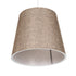 GloboStar® CONEY 203-0073 Μοντέρνο Κρεμαστό Φωτιστικό Καπέλο Μονόφωτο 1 x E27 IP20 Καφέ Ύφασμα - Μ26 x Π26 x Υ25cm - ledmania.gr