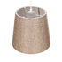 GloboStar® CONEY 203-0073 Μοντέρνο Κρεμαστό Φωτιστικό Καπέλο Μονόφωτο 1 x E27 IP20 Καφέ Ύφασμα - Μ26 x Π26 x Υ25cm - ledmania.gr