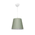 GloboStar® CONEY 203-0074 Μοντέρνο Κρεμαστό Φωτιστικό Καπέλο Μονόφωτο 1 x E27 IP20 Πράσινο Ύφασμα - Μ26 x Π26 x Υ93cm - ledmania.gr