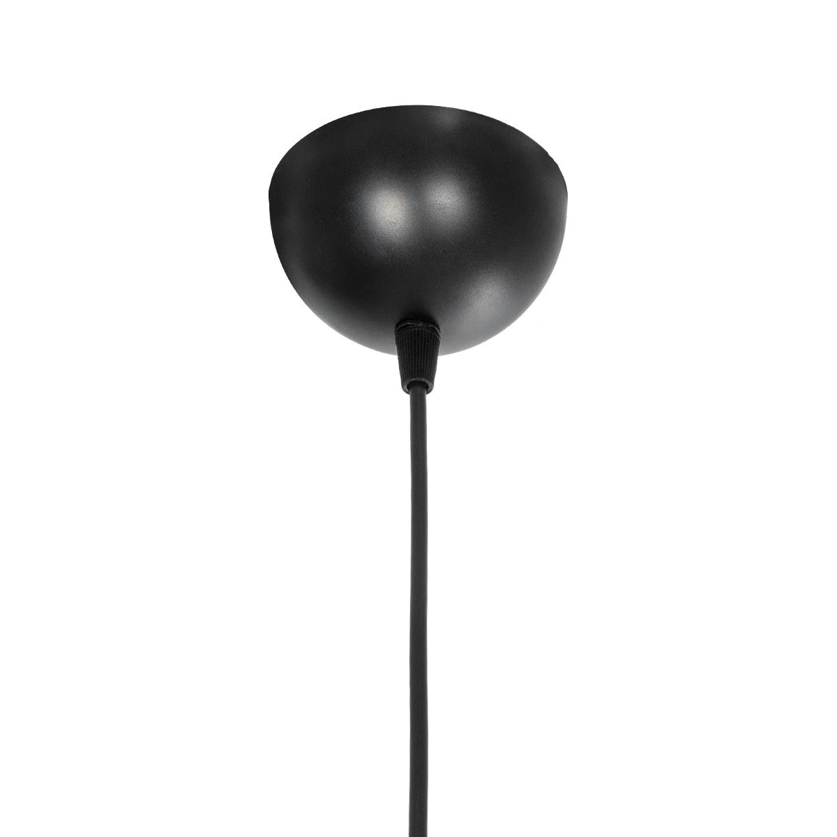 GloboStar® BELFRY 203-0077 Μοντέρνο Κρεμαστό Φωτιστικό Καμπάνα Μονόφωτο 1 x E27 IP20 Μαύρο & Χρυσό Πλαστικό - Μ29.5 x Π29.5 x Υ22cm - ledmania.gr